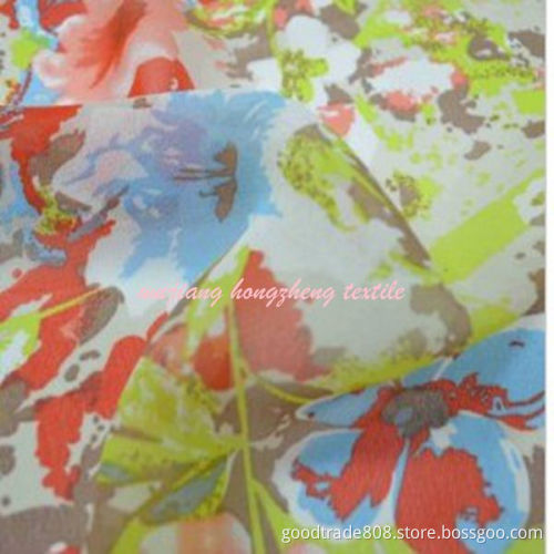 75D Printed Chiffon Fabric
